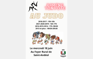 📢Dernier cours,alors... Ramène ton pote !!!🥋